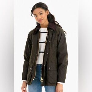 Barbour Bedale waxed jacket size 32 new with tags